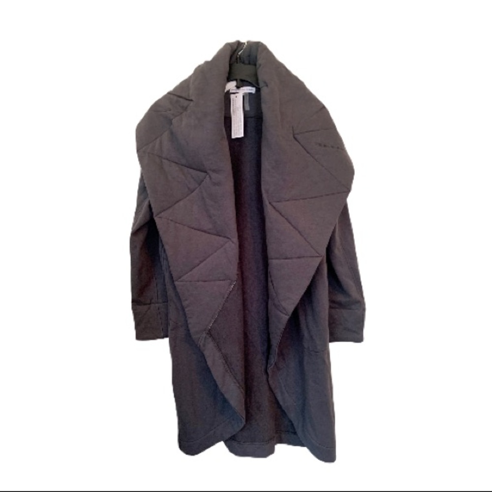 YOUNG FABULOUS & BROKE Gray Sandrine Cocoon Coat - Picture 5 of 8